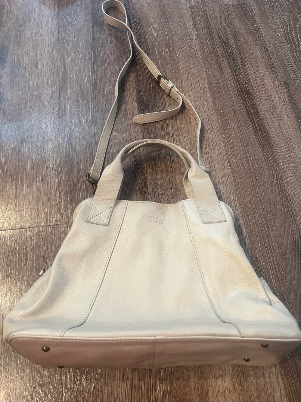 American Leather Co Ada Triple Entry Satchel